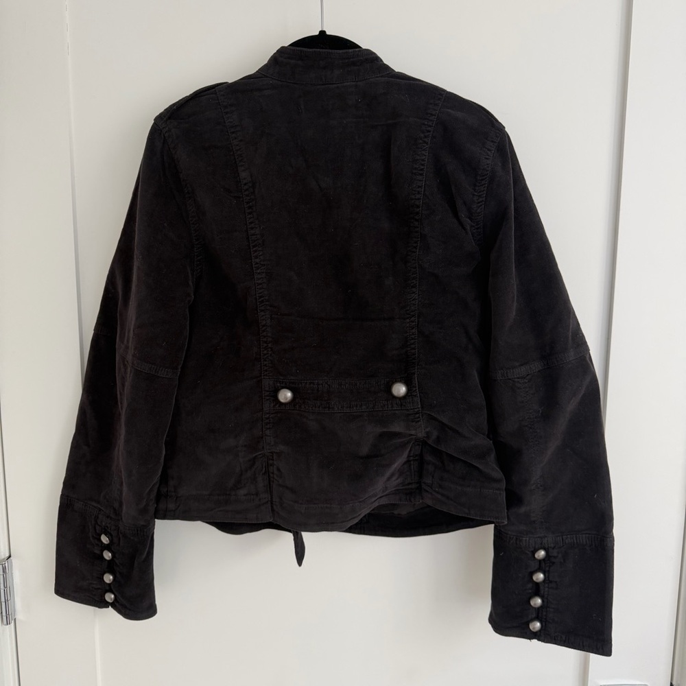 Free People Lotty Velvet Military Jacket - Picture 6 of 9